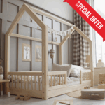 Pioli DUO Μontessori παιδικό κρεβάτι μασίφ