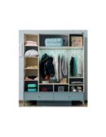 Τετράφυλλη ντουλάπα Marine Blue - Image 5