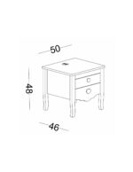 Κομοδίνο Juliet - Image 2