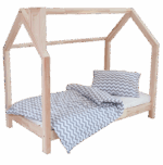 Classic Montessori παιδικό κρεβάτι μασίφ ξύλο πεύκο - Image 2