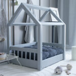 Furry House Bed Γκρι Μεγέθη S-Μ-L