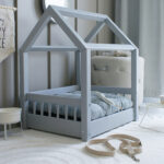 Furry House Bed Γκρι Μεγέθη S-Μ-L - Image 7