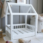 Furry House Bed Λευκό Μεγέθη S-Μ-L - Image 5