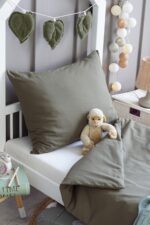 Σετ παπλωματοθήκη και μαξιλαροθήκη Dark Olive