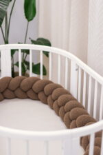 Πάντα πλεξούδα τριπλή χειροποίητη Boucle 200x18εκ. Brown - Image 7