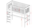 LAURA Κουκέτα Loft Bed ΜΑΣΙΦ - Image 7