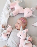 Λούτρινος μαλακός μονόκερος Mini Ροζ - Image 4