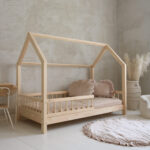 Bello Μontessori παιδικό κρεβάτι μασίφ με αφαιρούμενα κάγκελα - Image 4