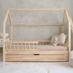 Bello Plus παιδικό κρεβάτι Montessori με συρτάρι ή δεύτερο κρεβάτι και αφαιρούμενα κάγκελα - Image 19
