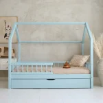 Bello Plus παιδικό κρεβάτι Montessori με συρτάρι ή δεύτερο κρεβάτι και αφαιρούμενα κάγκελα - Image 9