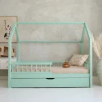 Bello Plus παιδικό κρεβάτι Montessori με συρτάρι ή δεύτερο κρεβάτι και αφαιρούμενα κάγκελα - Image 7