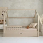 Bello Plus παιδικό κρεβάτι Montessori με συρτάρι ή δεύτερο κρεβάτι και αφαιρούμενα κάγκελα - Image 4