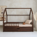 Bello Plus παιδικό κρεβάτι Montessori με συρτάρι ή δεύτερο κρεβάτι και αφαιρούμενα κάγκελα - Image 2