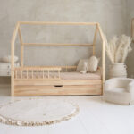 Bello PLUS κρεβάτι μασίφ με συρτάρι / δεύτερο κρεβάτι και αφαιρούμενα κάγκελα