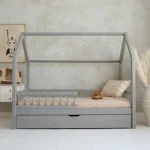 Bello Plus παιδικό κρεβάτι Montessori με συρτάρι ή δεύτερο κρεβάτι και αφαιρούμενα κάγκελα - Image 11