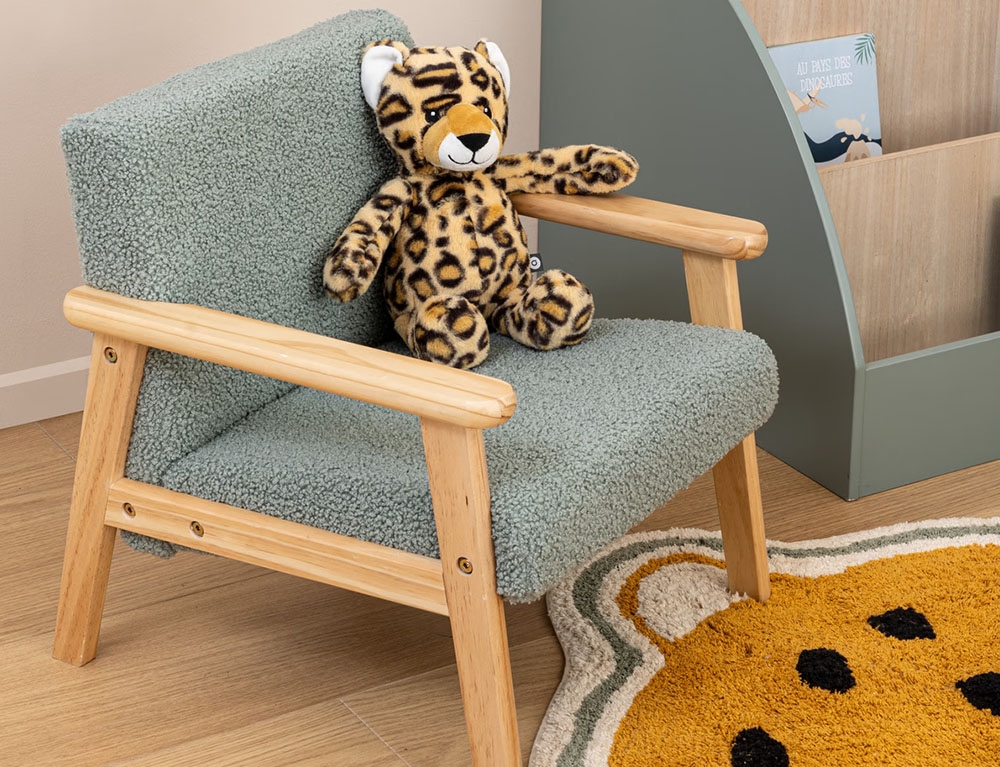 image_returner Παιδική Πολυθρόνα Basile 43x43x46cm Λευκή - Image 1