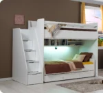 JOKER Πολυμορφική Παιδική Κουκέτα Λευκή για στρώματα 200×100