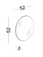 Καθρέφτης συρταριέρας Bella - Image 3