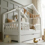 Housebed Duo Plus παιδικό κρεβάτι με πλακέ κάγκελο και συρτάρι ή δεύτερο κρεβάτι - Image 8