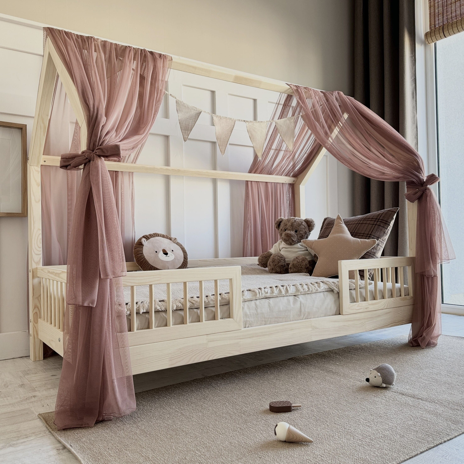 Κουρτίνες Κρεβατιού Τούλινες - Image 1