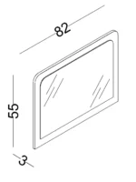 Καθρέφτης συρταριέρας Linda - Image 3