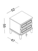 Κομοδίνο Mirage χωρίς υποδοχή Usb - Image 2
