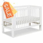 Κούνια κρεβάτι Olivia 120x60 εκ. Λευκή - Bazaar