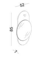 Καθρέφτης συρταριέρας Bohemlife - Image 3