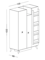 Τρίφυλλη ντουλάπα Extreme - Image 3