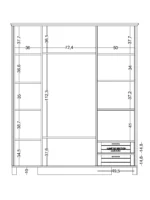 Τετράφυλλη ντουλάπα Hayal - Image 5