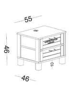 Κομοδίνο Hayal - Image 4