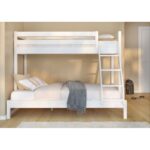 Everest ημίδιπλή κουκέτα μασίφ Λευκή - Image 2