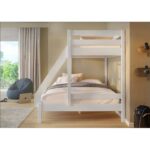 Everest ημίδιπλή κουκέτα μασίφ Λευκή - Image 4