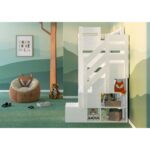 Everest Ημιώροφη κουκέτα μασίφ Λευκή - Image 4