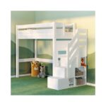 Everest Ημιώροφη κουκέτα μασίφ Λευκή - Image 6