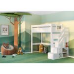 Everest Ημιώροφη κουκέτα μασίφ Λευκή - Image 7