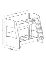 Κουκέτα για 3 παιδιά Mirage - Image 5