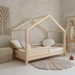 HouseBed Montressory Fello παιδικό κρεβάτι μασίφ - Image 3