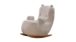 Κουνιστή πολυθρόνα Panda με υποπόδιο (κρεμ) - Image 2