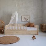 Basic Love Plus 200x140εκ. με δεύτερο συρόμενο κρεβάτι Montessori  (γρήγορη παράδοση) - Image 2