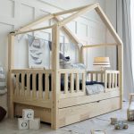 Housebed Fence Duo Plus 190x90εκ. με δεύτερο συρόμενο κρεβάτι Montessori  (γρήγορη παράδοση)