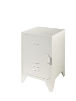 Κομοδίνο Bronxx Λευκό