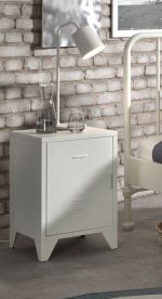 Κομοδίνο Bronxx Λευκό - Image 2