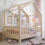 HouseBed Fence Duo 190x90εκ. παιδικό κρεβάτι Montessori (γρήγορη παράδοση) - Image 2