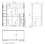 Scott Τριπλή Kουκέτα Λευκή 90Χ200εκ. - Image 4