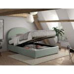 Κρεβάτι Moon Olive Green με αποθηκευτικό χώρο - Image 4