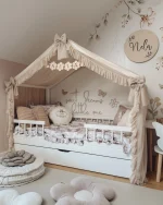 Κουρτίνα ενιαία Τούλινη με βολάν