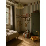 Ταπετσαρία Stripes happy green and 3 colours - Image 2