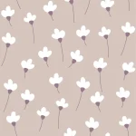 Ταπετσαρία Simple Daisies on powder pink