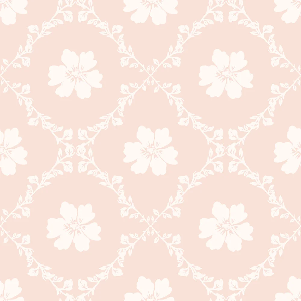 old_englishl Ταπετσαρία Pink old english pattern - Image 1
